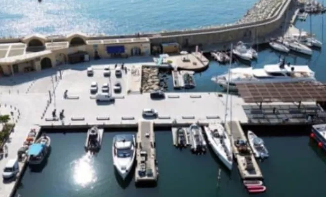 vue d'ensemble Quai Nord vieux port BASTIA