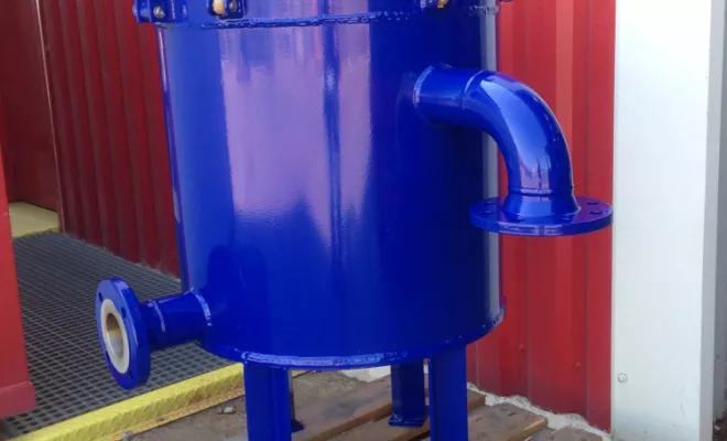 filtre décanteur dépôt pétrolier de la corse